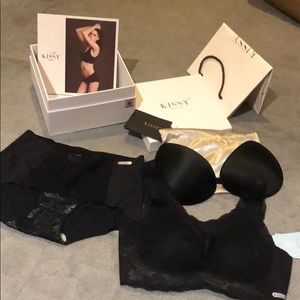 Kissy Boutique Lace Platinum underwear set (S)